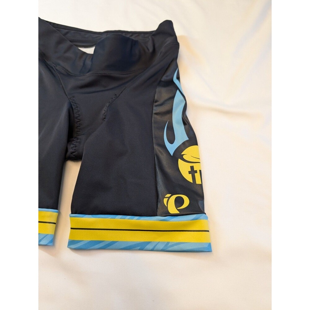 Pearl Izumi Elite InRCool Tri Short - Women's = Blue/Yellow/blck Size XS - Picture 3 of 6